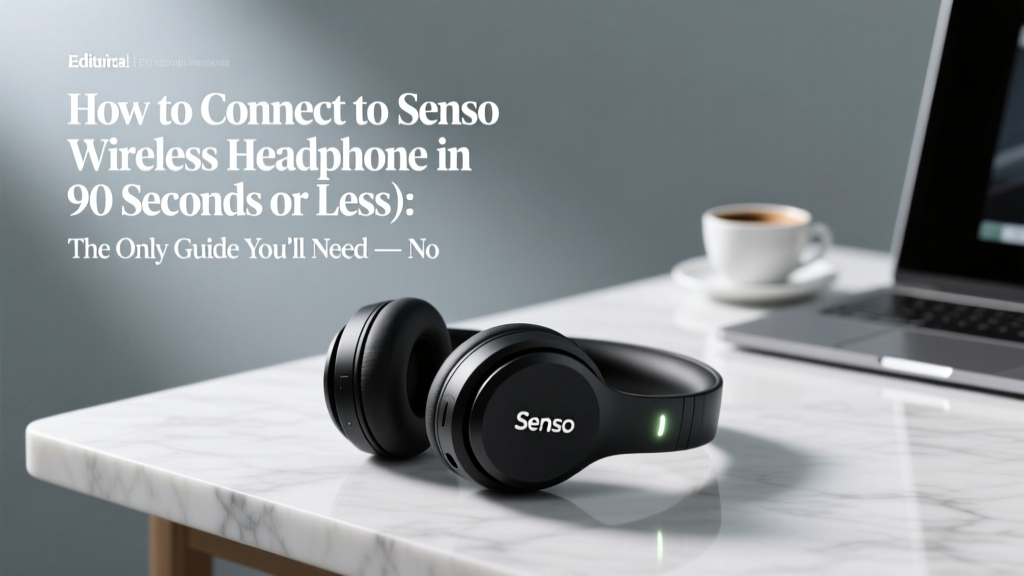 How to Connect to Senso Wireless Headphone (in 90 Seconds or Less): The Only Guide You’ll Need — No Pairing Failures, No Bluetooth Ghosting, No Manual Hunting