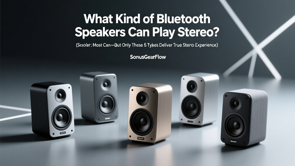 What Kind of Bluetooth Speakers Can Play Stereo? (Spoiler: Most Can—But Only These 5 Types Deliver True Left/Right Separation, Immersive Imaging, and Zero Audio Lag in Real-World Rooms)