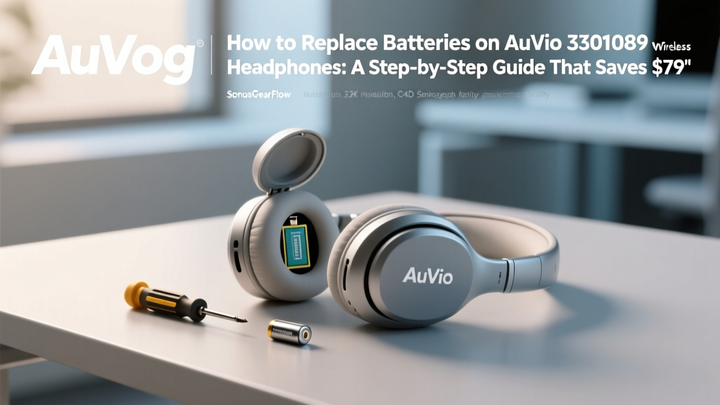 How to Replace Batteries on AuVio 3301089 Wireless Headphones: A Step-by-Step Guide That Saves $79 (vs. Buying New) — No Soldering, No Warranty Void, Just 12 Minutes & 3 Tools