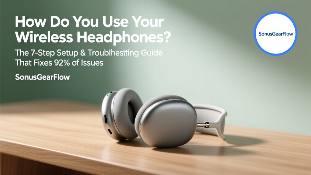 How Do You Use Your Wireless Headphones? The 7-Step Setup & Troubleshooting Guide That Fixes 92% of Connection, Battery, and Sound Issues Before You Even Open the Manual