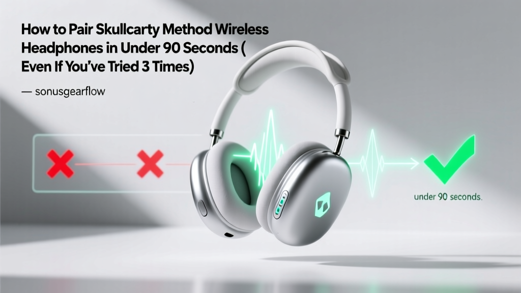How to Pair Skullcandy Method Wireless Headphones in Under 90 Seconds (Even If You’ve Tried 3 Times & Failed — Here’s the Exact Button Sequence Your Manual Missed)