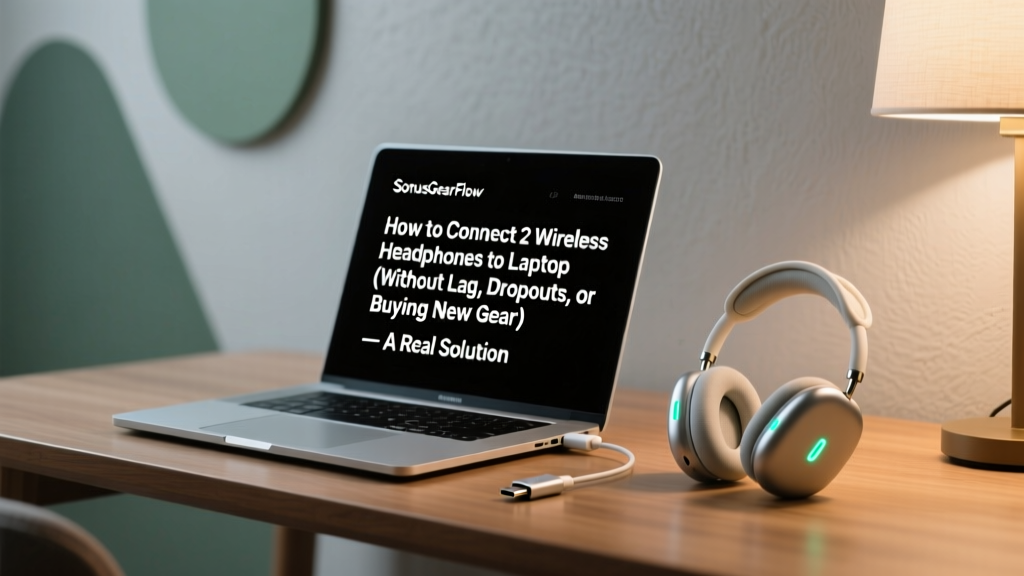 How to Connect 2 Wireless Headphones to Laptop (Without Lag, Dropouts, or Buying New Gear) — A Real-World Tested 4-Step Method That Works on Windows 11, macOS Sonoma, and Linux Mint