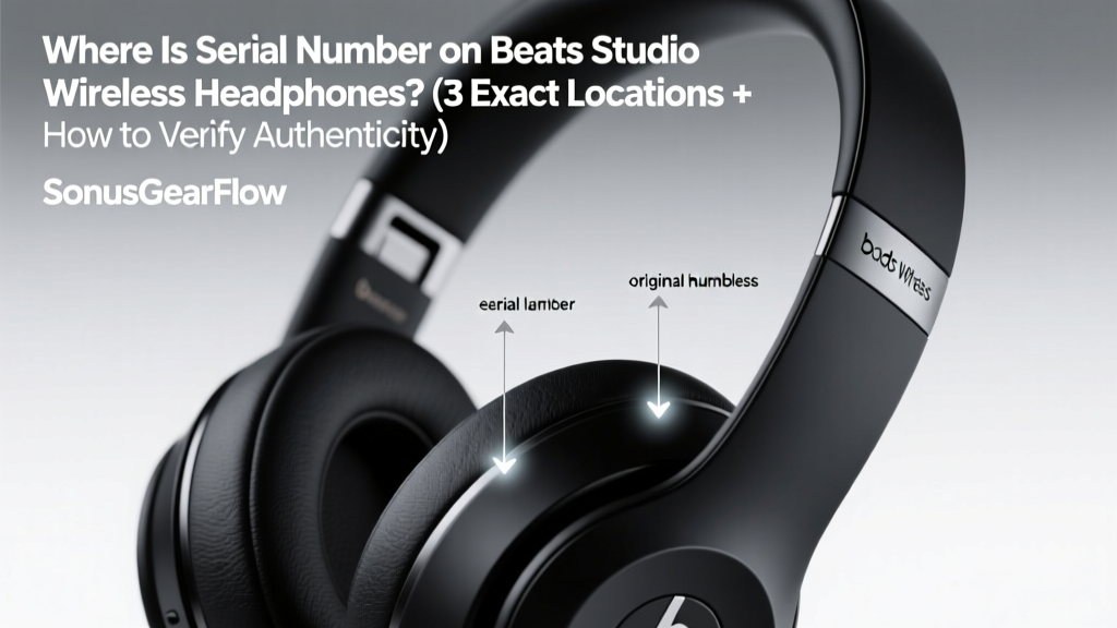 Where Is Serial Number on Beats Studio Wireless Headphones? (3 Exact Locations + How to Verify Authenticity in Under 60 Seconds)
