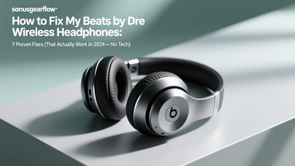 How to Fix My Beats by Dre Wireless Headphones: 7 Proven Fixes (That Actually Work in 2024 — No Tech Degree Required)