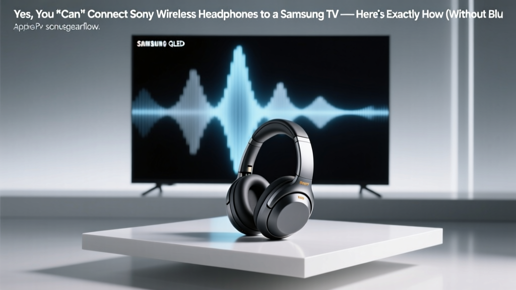 Yes, You *Can* Connect Sony Wireless Headphones to a Samsung TV — Here’s Exactly How (Without Bluetooth Lag, Audio Sync Issues, or Buying New Gear)