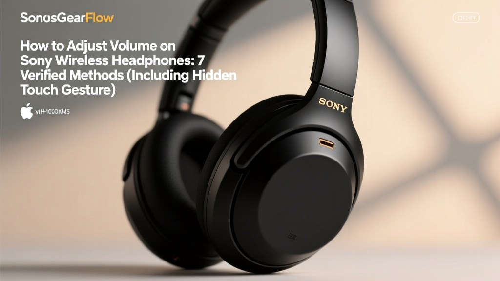 How to Adjust Volume on Sony Wireless Headphones: 7 Verified Methods (Including Hidden Touch Gestures, App Fixes & Why Your Volume Keeps Resetting)