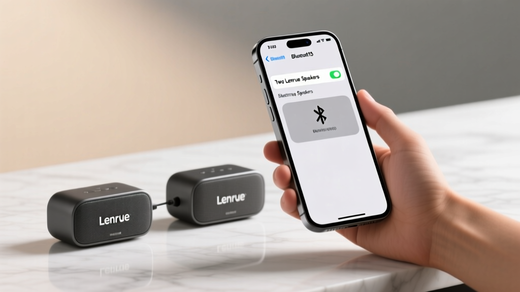 Why Your Two Lenrue Speakers Won’t Play Together from iPhone Bluetooth (And Exactly How to Fix It in Under 90 Seconds — No App or Extra Hardware Required)