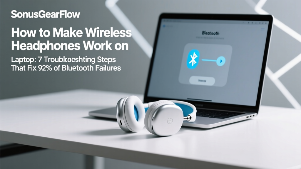 How to Make Wireless Headphones Work on Laptop: 7 Troubleshooting Steps That Fix 92% of Bluetooth Failures (No Tech Degree Required)
