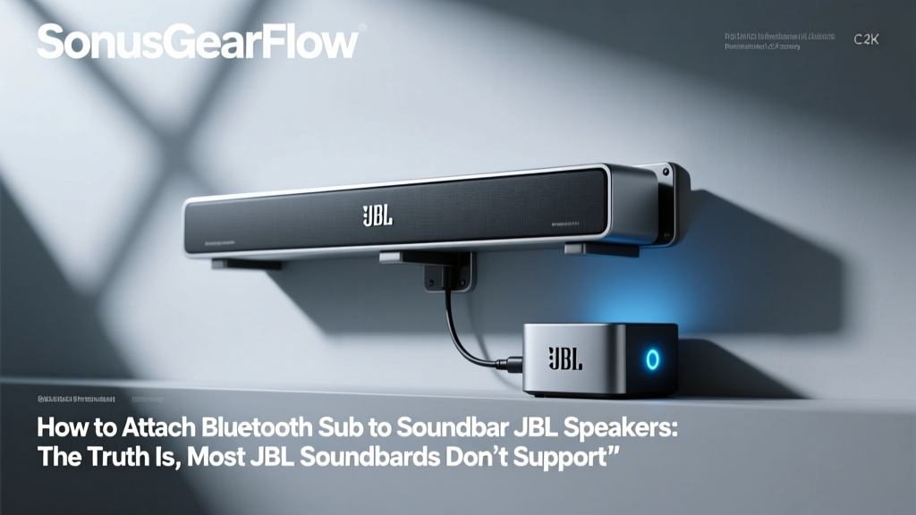 How to Attach Bluetooth Sub to Soundbar JBL Speakers: The Truth Is, Most JBL Soundbars Don’t Support Bluetooth Subs — Here’s Exactly What Works (and What Wastes Your Time & Money)