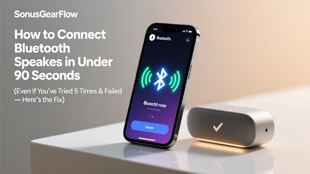 How to Connect Bluetooth Speakers in Under 90 Seconds (Even If You’ve Tried 5 Times & Failed — Here’s the Exact Fix Your Device Is Hiding From You)