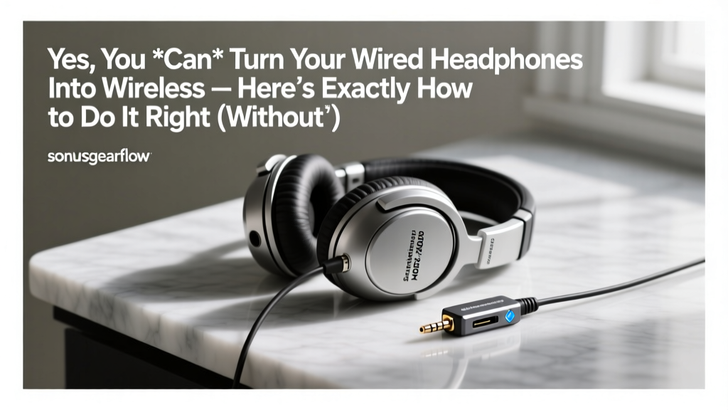 Yes, You *Can* Turn Your Wired Headphones Into Wireless — Here’s Exactly How to Do It Right (Without Killing Sound Quality or Battery Life)