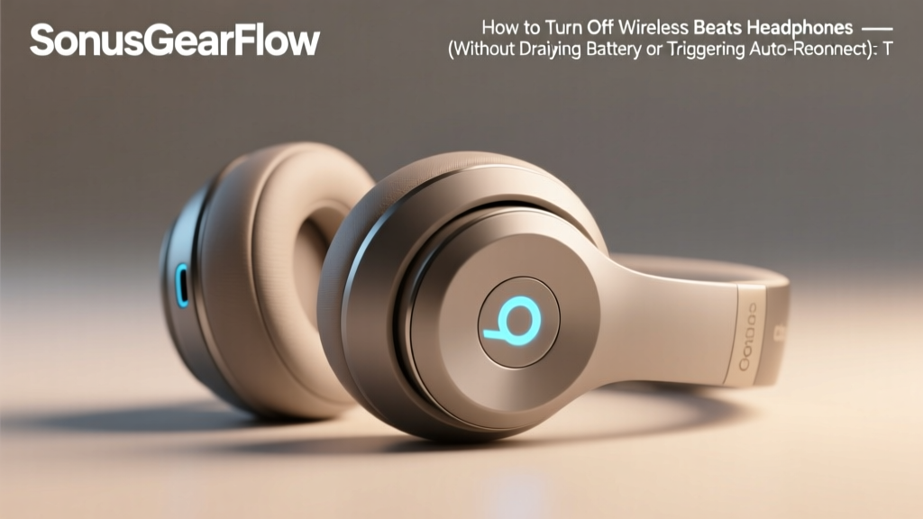 How to Turn Off Wireless Beats Headphones (Without Draining Battery or Triggering Auto-Reconnect): The Exact 3-Second Method That Works on All Models — Even When the Power Button Feels Unresponsive