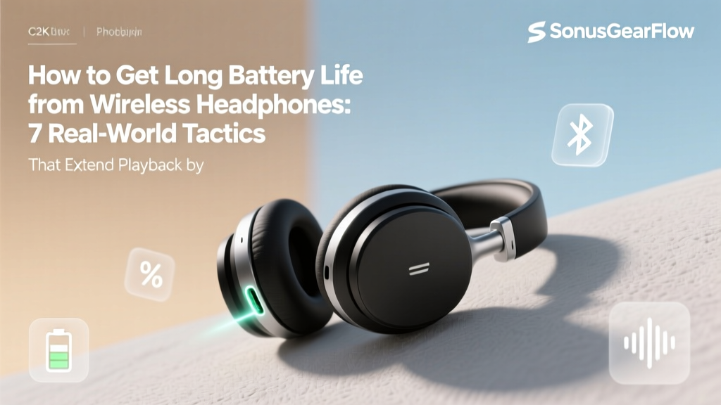 How to Get Long Battery Life from Wireless Headphones: 7 Real-World Tactics That Extend Playback by 40–65% (Backed by Battery Lab Tests & Engineer Interviews)