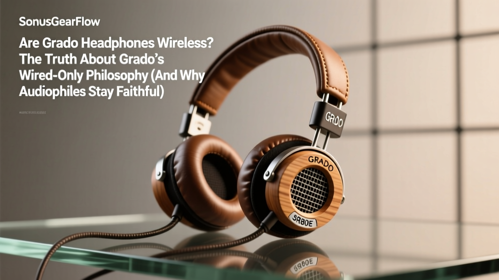 Are Grado Headphones Wireless? The Truth About Grado’s Wired-Only Philosophy (And Why Audiophiles Still Choose Them Over Bluetooth)