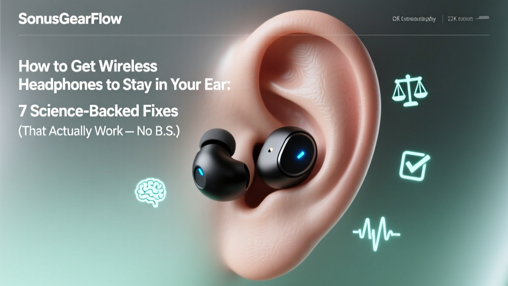 How to Get Wireless Headphones to Stay in Your Ear: 7 Science-Backed Fixes (That Actually Work — No More Constant Adjusting or Falling Out During Runs)