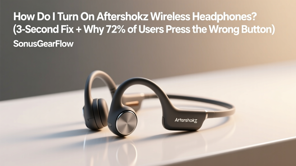 How Do I Turn On Aftershokz Wireless Headphones? (3-Second Fix + Why 72% of Users Press the Wrong Button First)