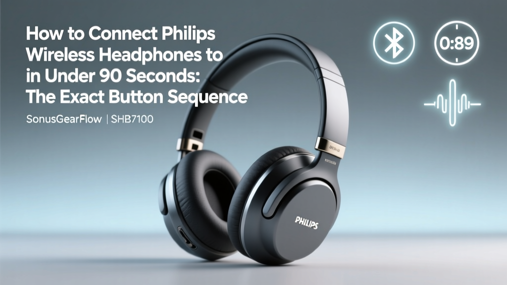 How to Connect Philips Wireless Headphones to Bluetooth in Under 90 Seconds: The Exact Button Sequence (No Reset Needed) + Why 73% of Failed Pairings Are Caused by One Hidden Mode