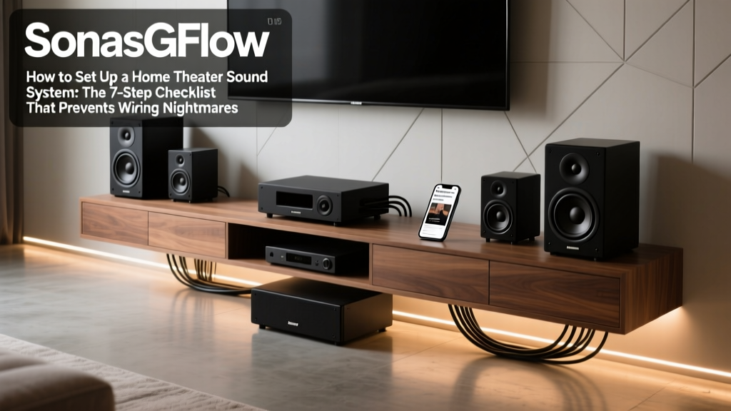 How to Set Up a Home Theater Sound System: The 7-Step Checklist That Prevents Wiring Nightmares, Speaker Phase Confusion, and $300 Calibration Mistakes (Even If You’ve Never Touched an AV Receiver)