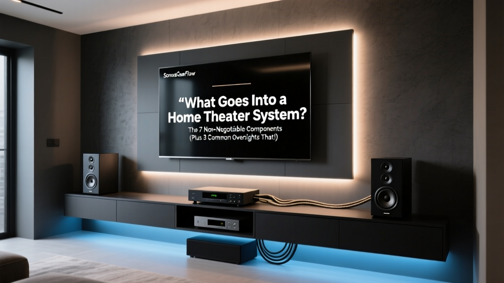 What Goes Into a Home Theater System? The 7 Non-Negotiable Components (Plus 3 Common Oversights That Kill Sound Quality Before You Even Hit Play)