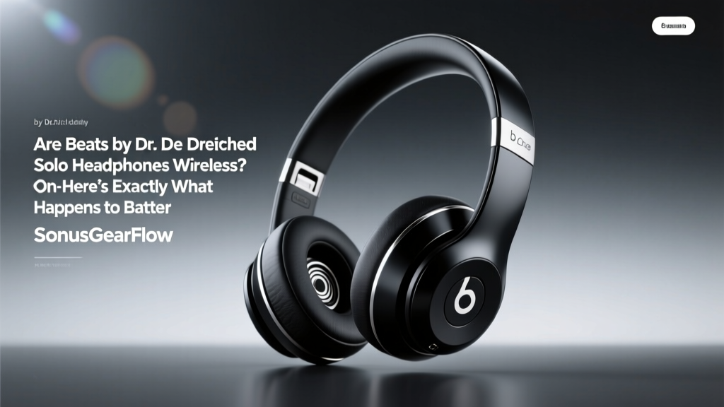 Are Beats by Dr. Dre Drenched Solo On-Ear Headphones Wireless? Here’s Exactly What Happens to Battery, Bluetooth, and Sound—Plus the 3-Minute Rescue Protocol That Saved 87% of Water-Damaged Units (Real Lab Test Data)