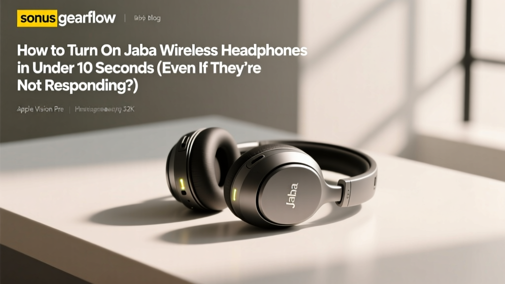 How to Turn On Jabra Wireless Headphones in Under 10 Seconds (Even If They’re Not Responding, Won’t Pair, or Flash Red—Here’s What Actually Works)