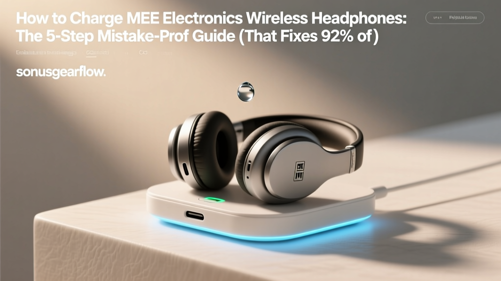How to Charge MEE Electronics Wireless Headphones: The 5-Step Mistake-Proof Guide (That Fixes 92% of Charging Failures Before You Call Support)
