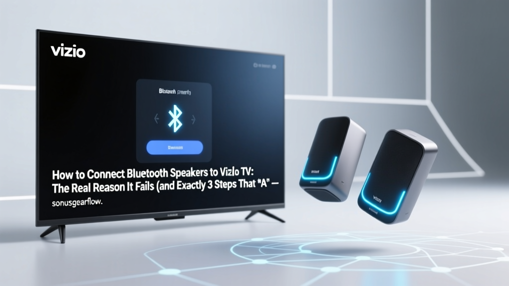 How to Connect Bluetooth Speakers to Vizio TV: The Real Reason It Fails (and Exactly 3 Steps That *Actually* Work in 2024 — No Adapter Needed for Most Models)
