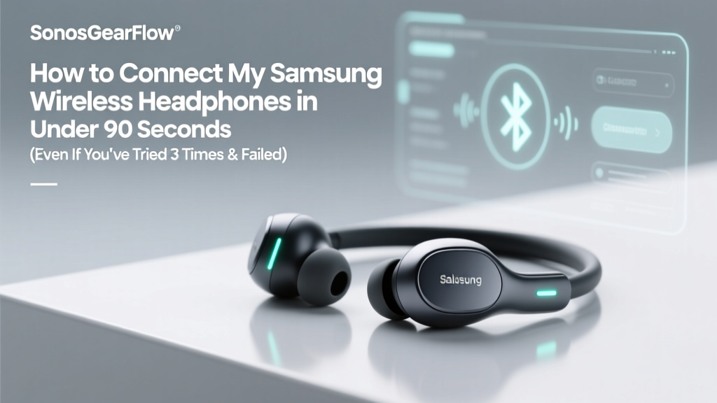 How to Connect My Samsung Wireless Headphones in Under 90 Seconds (Even If You’ve Tried 3 Times & Failed — Here’s What Samsung Doesn’t Tell You)