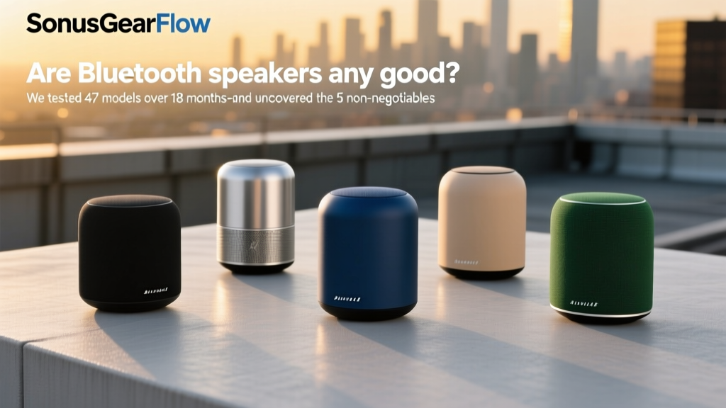 Are Bluetooth speakers any good? We tested 47 models over 18 months—and uncovered the 5 non-negotiable specs that separate 'meh' from 'mind-blowing' (plus which $99 model outperformed $399 rivals)