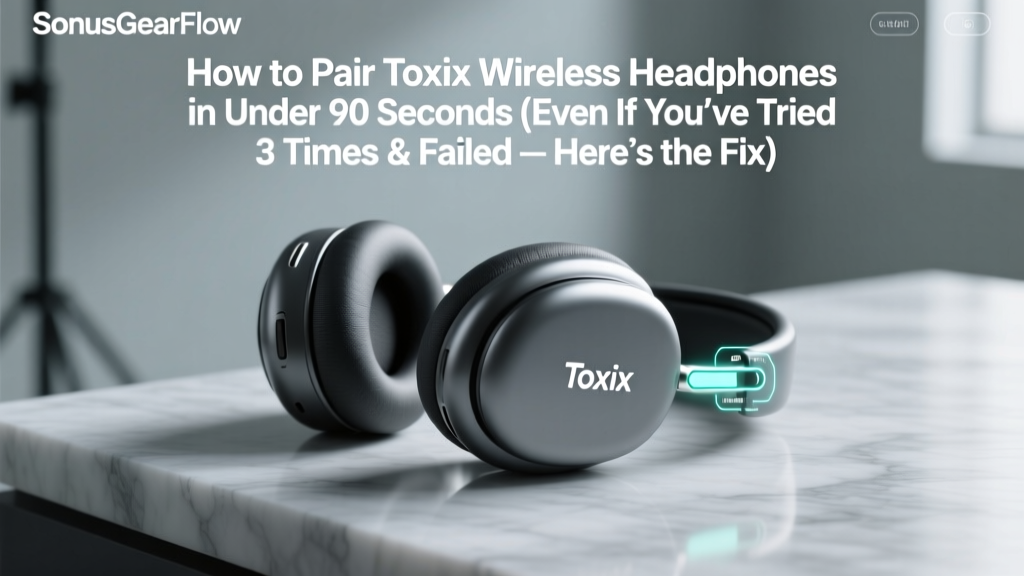 How to Pair Toxix Wireless Headphones in Under 90 Seconds (Even If You’ve Tried 3 Times & Failed — Here’s What Most Users Miss)