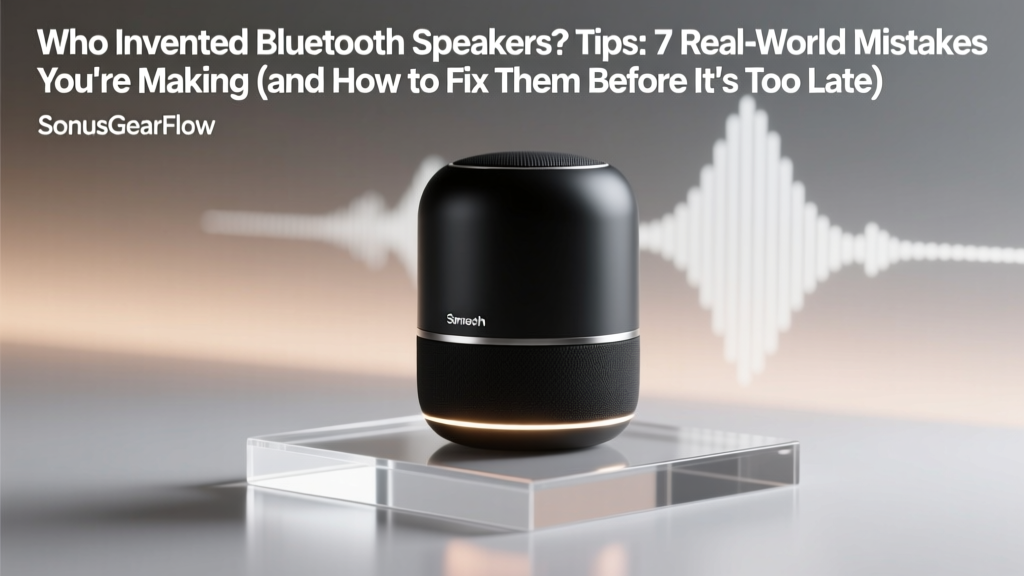 Who Invented Bluetooth Speakers Tips: 7 Real-World Mistakes You’re Making (and How to Fix Them Before Your Next Purchase)