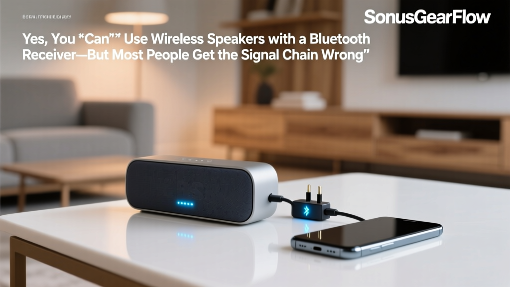 Yes, You *Can* Use Wireless Speakers with a Bluetooth Receiver—But Most People Get the Signal Chain Backwards (Here’s the Exact Wiring Order That Prevents Audio Dropouts, Latency, and Pairing Failures)