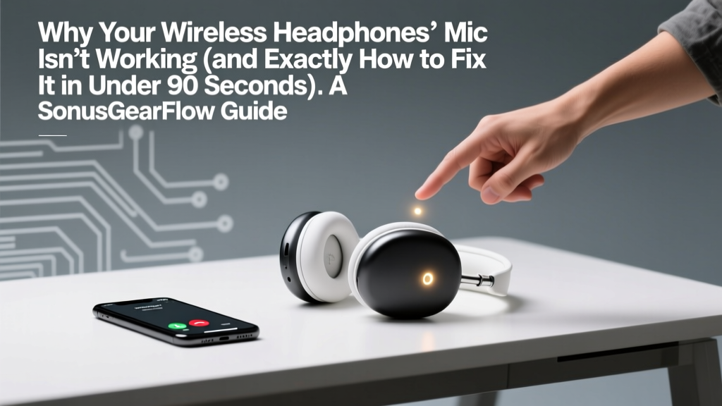 Why Your Wireless Headphones’ Mic Isn’t Working (and Exactly How to Fix It in Under 90 Seconds): A Step-by-Step Guide to Using the Microphone on Wireless Headphones Without Guesswork or Frustration