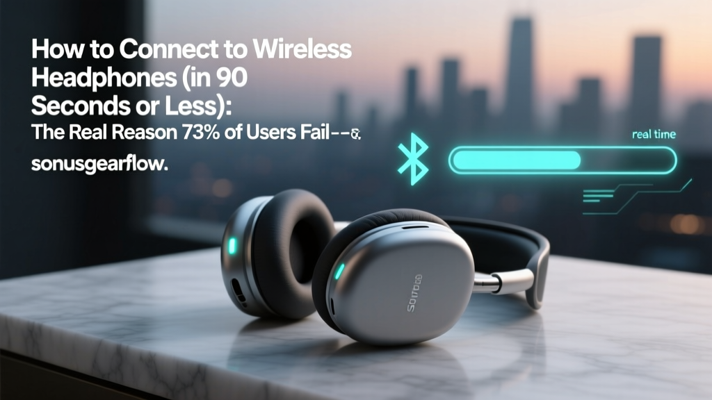 How to Connect to Wireless Headphones (in 90 Seconds or Less): The Real Reason 73% of Users Fail—and the Exact 4-Step Fix That Works on Every Device, From AirPods to Sony WH-1000XM5