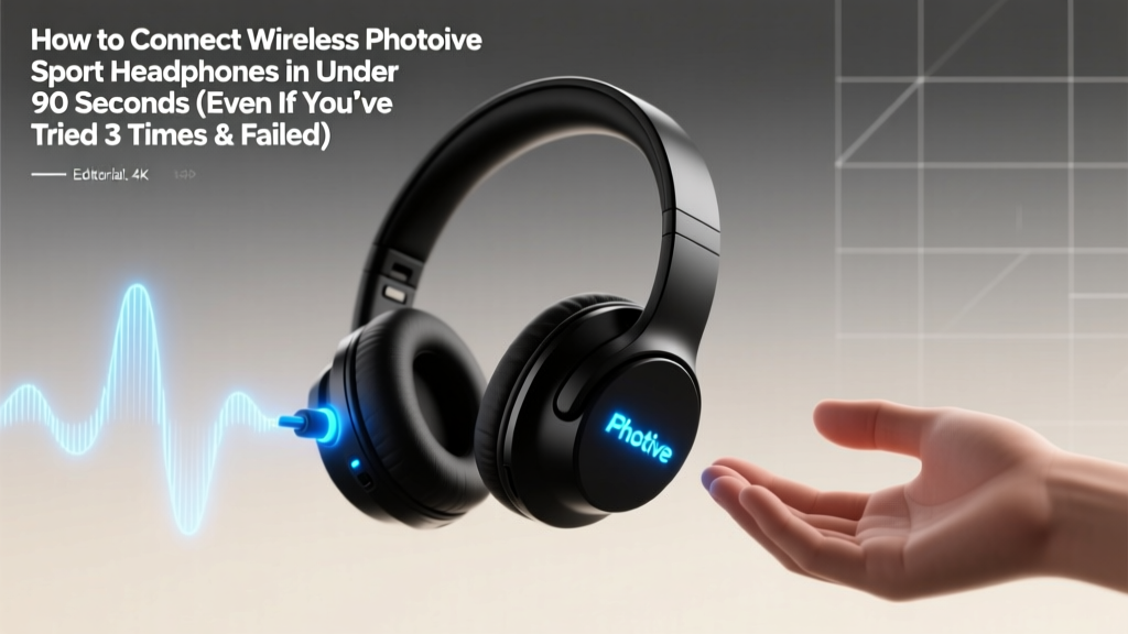 How to Connect Wireless Photive Sport Headphones in Under 90 Seconds (Even If You’ve Tried 3 Times & Failed — Here’s the Exact Button Combo Your Manual Missed)