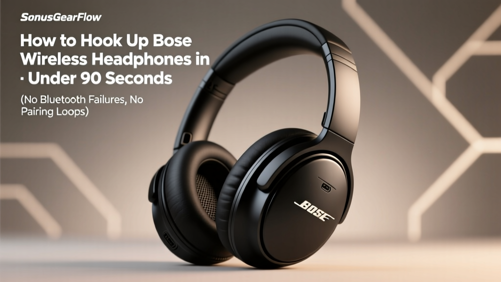 How to Hook Up Bose Wireless Headphones in Under 90 Seconds (No Bluetooth Failures, No Pairing Loops — Just Reliable, One-Tap Connections Every Time)