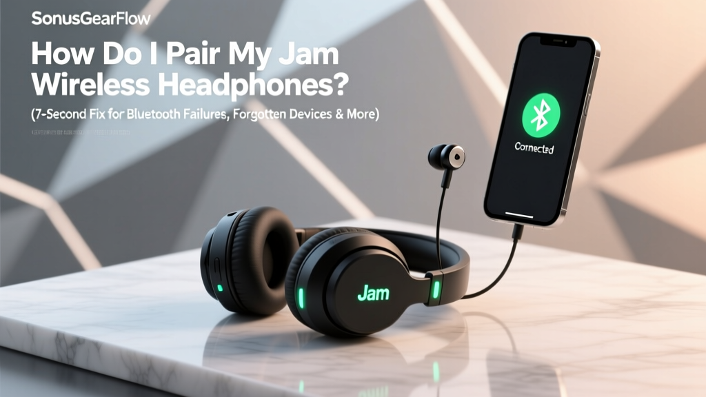 How Do I Pair My Jam Wireless Headphones? (7-Second Fix for Bluetooth Failures, Forgotten Devices & iOS/Android Glitches — No Tech Degree Required)