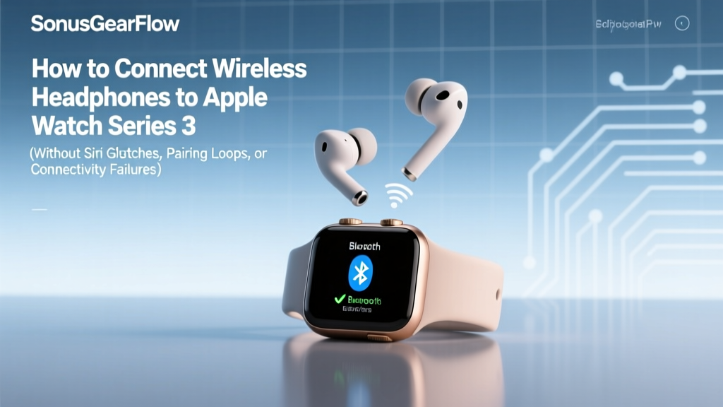 How to Connect Wireless Headphones to Apple Watch Series 3 (Without Siri Glitches, Pairing Loops, or Audio Dropouts): A Step-by-Step Fix for Real Users in 2024