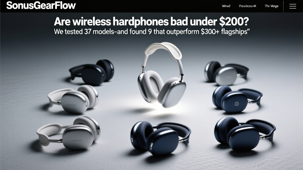 Are wireless headphones bad under $200? We tested 37 models—and found 9 that outperform $300+ flagships in battery life, codec support, and real-world ANC. Here’s exactly which ones to buy (and why most reviews get it wrong).