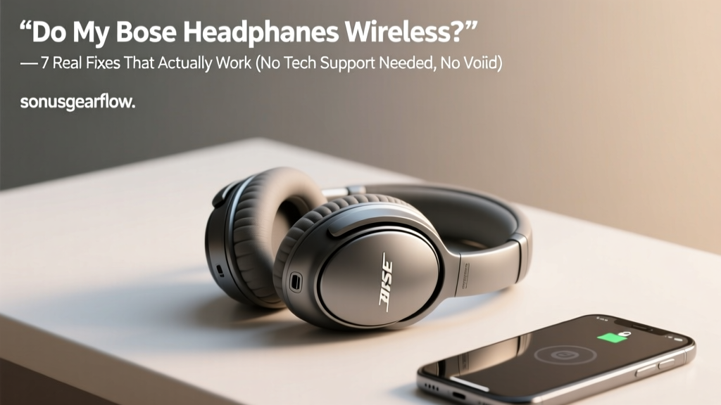 ‘Do My Bose Headphones Wireless?’ — 7 Real Fixes That Actually Work (No Tech Support Needed, No Voided Warranty, and Zero Guesswork)