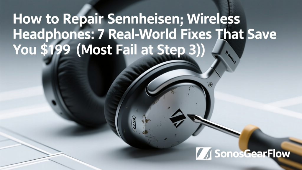 How to Repair Sennheiser Wireless Headphones: 7 Real-World Fixes That Save You $199 (Most Fail at Step 3 — Here’s Why)