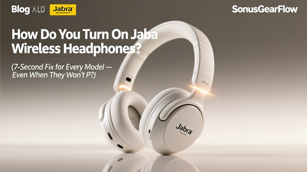 How Do You Turn On Jabra Wireless Headphones? (7-Second Fix for Every Model — Even When They Won’t Power Up)