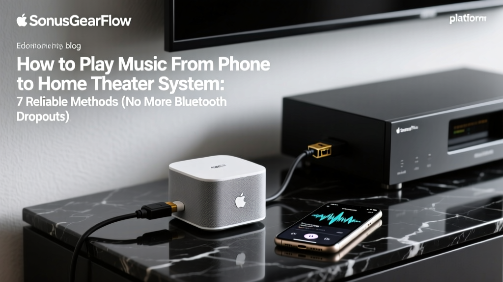 How to Play Music From Phone to Home Theater System: 7 Reliable Methods (No More Bluetooth Dropouts, Lag, or 'Device Not Found' Frustration)