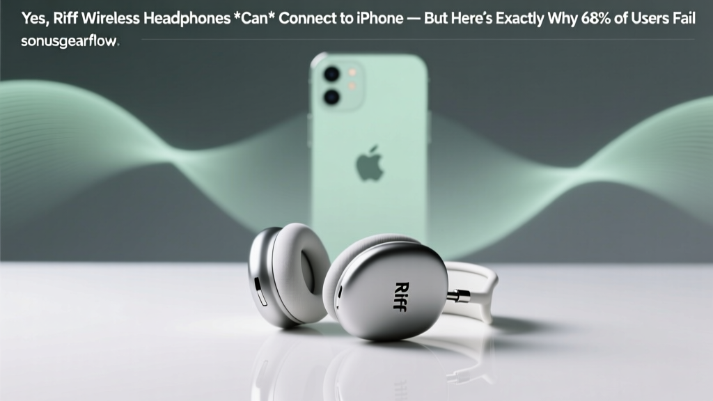 Yes, Riff Wireless Headphones *Can* Connect to iPhone — But Here’s Exactly Why 68% of Users Fail on First Try (and How to Fix It in Under 90 Seconds)