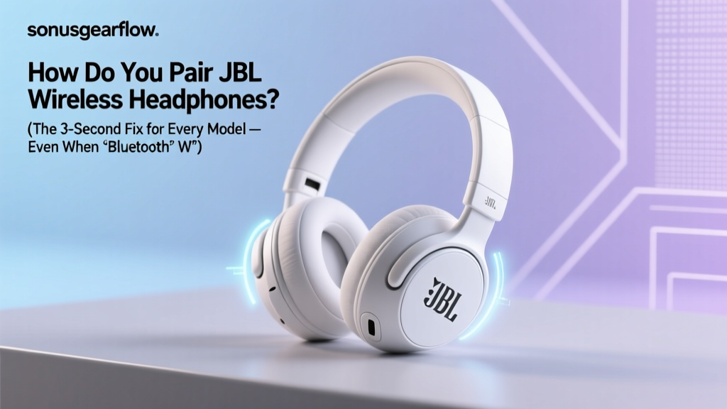 How Do You Pair JBL Wireless Headphones? (The 3-Second Fix for Every Model — Even When ‘Bluetooth’ Won’t Show Up)