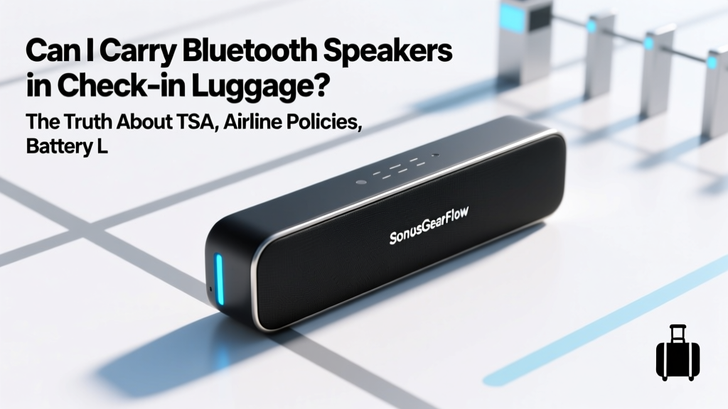 Can I Carry Bluetooth Speakers in Check-in Luggage? The Truth About TSA, Airline Policies, Battery Limits & Real-World Packing Mistakes That Got Travelers Denied Boarding