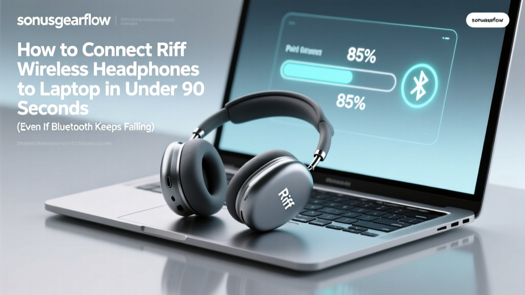 How to Connect Riff Wireless Headphones to Laptop in Under 90 Seconds (Even If Bluetooth Keeps Failing or Shows 'Paired But No Audio')