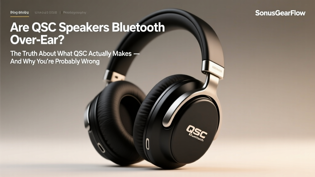 Are QSC Speakers Bluetooth Over-Ear? The Truth About What QSC Actually Makes — And Why You’re Probably Looking at the Wrong Product Category (Plus 3 Better Alternatives That *Do* Fit Your Needs)