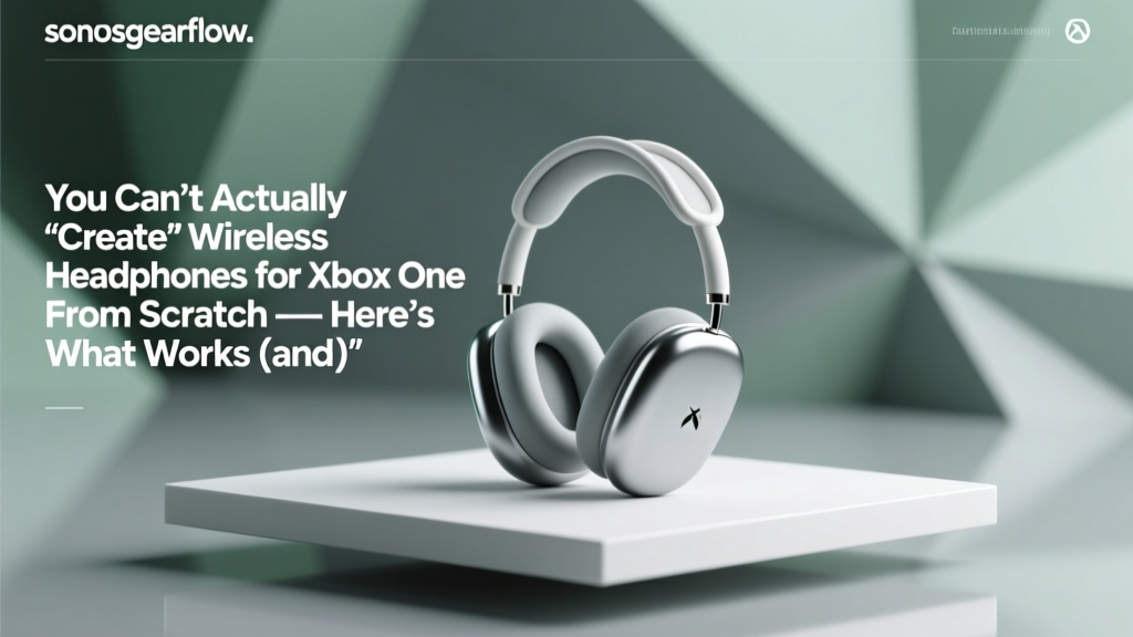 You Can’t Actually 'Create' Wireless Headphones for Xbox One From Scratch — Here’s What Works (and What Wastes Your Time, Money, and Patience)