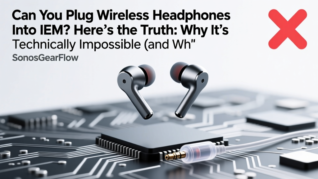 Can You Plug Wireless Headphones Into IEM? Here’s the Truth: Why It’s Technically Impossible (and What You *Actually* Need Instead)
